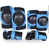 Protection Kit for Adult Skating Knee Guard & Elbow Pad for Boys, Girls Skating Knee Pad, Elbow Guard, Wrist Guard Kit Cycle Protection Kit for Men, Adults & Boys (Blue)